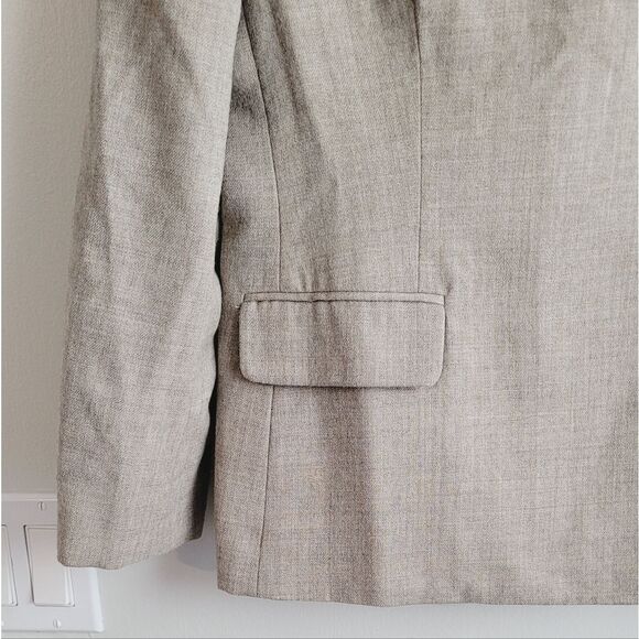 Jones New York Tan Wool Blazer Size 10P - Picture 7 of 13